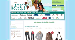 Desktop Screenshot of americanboutique.cz